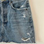 AGOLDE Quinn Distressed Mini Skirt Photo 2