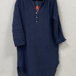 Sundry Anthropologie 3/4-Sleeve Navy Shirt Dress, Size XL - NWT Photo 2