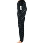Old Navy NEW Pixie Women's Black Polka Dot Skinny Slim Fit Trousers Pants Sz 8 Photo 1