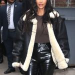 Wrangler The x Free People Walker 677 Black Gloss High Rise Slim Jeans Size 28” Photo 1