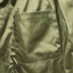 ZARA Olive Satin Shorts with Lace Detail Photo 3