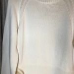 525 America  Cream Turtleneck Sweater with Button Belted Detail Size Extra Large Photo 4