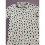 IZOD Vintage  Women's Polo Shirt‎ M Golf Print Multicolor Casual Spring Photo 3