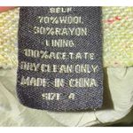 Vintage Idea Wool Blend Tweed Green Skirt Women 4 Warm Preppy Librarian Academia Photo 3