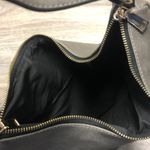 Large Gray Faux Leather Purse Photo 6