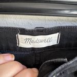 Madewell  Black Denim High Rise Classic Straight Leg Jeans Women 26 Casual Grunge Photo 3