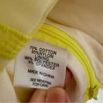 Lucy Paris  Vibrant Yellow Lace Crochet Crop Top Size XSmall euc Photo 3