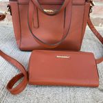 Montana West  Crossbody Bag Purse Cognac Brown with matching wallet Photo 1