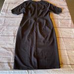 Universal Standard Moira V Neck Twill Dress Black Size 2XS (US 6-8) NEW Photo 2