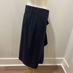 J.Crew  Navy Cascading Ruffle Pencil Skirt (Excellent Condition) Photo 3