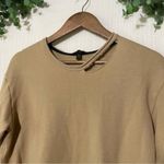 Alala Cypher Sweatshirt Destroyed and Distressed Tan Size Small Photo 4