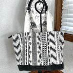 Lucky Brand | Canvas And Suede Shoulder Bag Tote Photo 0