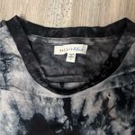 Bailey blue  Black and Gray Tie-Dye Short Sleeve Tee Photo 5