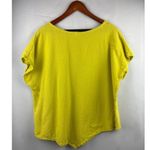 Oh My Gauze! Womens Yellow Top Size 3 100% Cotton Made In Mexico Photo 1