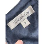 NWT Mandalay Navy Blue One Shoulder Beaded Sequin Evening Gown Dress Womens Sz 8 Photo 9