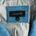 Talbots  Blue Wool Blend Blazer Photo 4