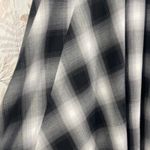 Mare Mare x Anthropologie Plaid Midi Skirt Small Black White A Photo 9