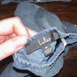 LuLus Glamorous Vibe Medium Wash Denim Two Piece Mini Dress in Size Medium Blue Photo 12