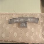 Vintage 80s Sheer Pink Swiss Dot Slip Dress by 3 Suisses Collection Lace Ruffle Photo 10