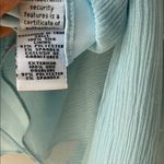 Diane Von Furstenberg  FENOBE Silk Chiffon Blouse Baby Blue Photo 6
