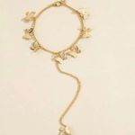 Boutique Gold Butterfly Ring Bracelet  Photo 2
