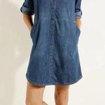 Chelsea & Theodore Indigo Denim Top Blue Size L Photo 0