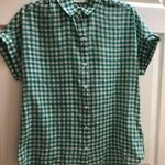 BeachLunchLounge Button up gingham shirt XS Photo 0