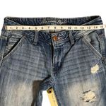 American Eagle  Womens Boy Fit Jeans Size 4 Live Your Life Distressed Jeans Photo 13