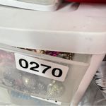 Vintage Blue Green Painted Wood Triangle Earrings Womens 1980s Funky Artsy Photo 6