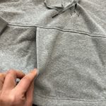 NWT Women fashion hoodies size S Gray Photo 2