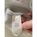 Bebe White Silver Metallic Sleeveless Turtleneck Shirt Tank Top M Y2K Futuristic Photo 9