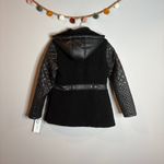 via spiga NWT  Women's Faux Sherpa and Quilt Mix Media Coat Photo 5