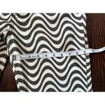 The Ragged Priest Wide Leg Dad Fit Black White Wave Print Jeans Size 24 Photo 9