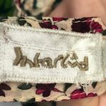 Boutique  Green Floral Y2K Open Back Tank Top S Photo 3