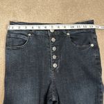 Altar'd State Altar’d State Button Front High Rise Flare Bell Bottom Raw Hem Women Jeans Small Photo 6