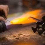 🇮🇹 Murano Glass Beads Memory Wire Bracelet OS Photo 5