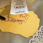 L&B NWT  cream sheer blouse size L Photo 3