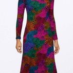 Farm Rio Rainbow Mix Jersey Organic Cotton Midi Dress Photo 0