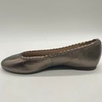 Louise et Cie Ballet Flats Womens 6M Metallic Bronze Scalloped Leather Photo 1