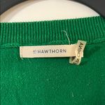 41 Hawthorn Green and Navy Striped Crewneck Sweater Size M Photo 1
