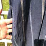 Ralph Lauren LRL  Blue Linen Blend Shirt Dress Buttoned Front 8 Photo 3