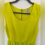 Bar III  neon green bubble dress size medium Photo 2