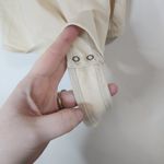 n:philanthropy NWT Cream Snap Close Women Small Stretchy Bodysuit Neutral Photo 1