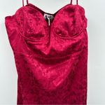 Princess Polly  Diva Floral Print Sleeveless Lingerie Mini Dress in Deep Red NEW‎ Photo 3