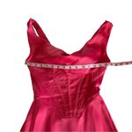 Urban Outfitters  Helena Barbie Pink Satin Corset Bodice Mini Dress Medium Photo 4