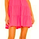 Amanda Uprichard Women’s  Pruitt Mini Dress in Pink Fluro size Small Photo 0