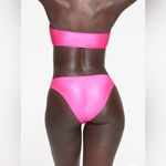 SKIMS SOLD OUT~NEW IN POLY  Shine Swim Tanga Bikini Bottom ~ Taffy ~ large 💕 Photo 4