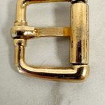 Small Gold Tone Roller Simple Basic Belt Buckle Photo 7