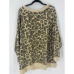 Free People Go On Get Leopard Print Sweater Photo 4
