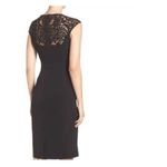 Eliza J  Laser cut Scuba sheath dress black Photo 1